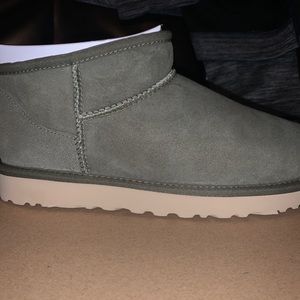Women Ugg Ultra Mini Burnt Olive Size 8 New In Box